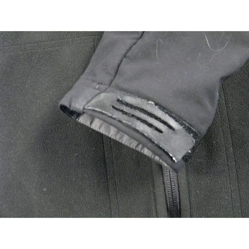 The North Face Mens‎ Fleece Jacket Black Full Zip Outdoor Hiking Apex Bionic L